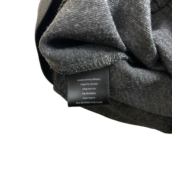 Simply Vera Wang Size Medium Petite Gray Pants Skinny Mid Rise - Picture 2 of 4